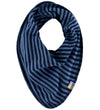 Joha Babyslabbetje - Wol - Blauw m. Strepen - Joha - OneSize - Kwijlsjaaltjes