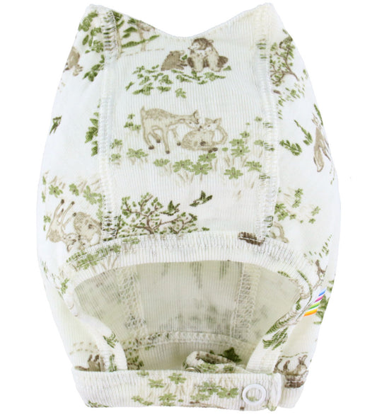 Joha Babymuts - Wol/Zijde - Off White m. Bomen - Joha - 50 cm - Babymutsen