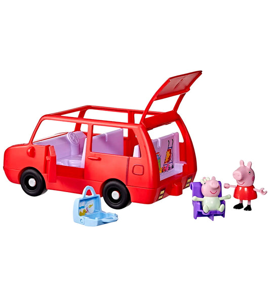 Peppa Pig Speelgoed - 5 Onderdelen - Peppa's BIG Gezinsauto - Gurli Gris - OneSize - Auto´s