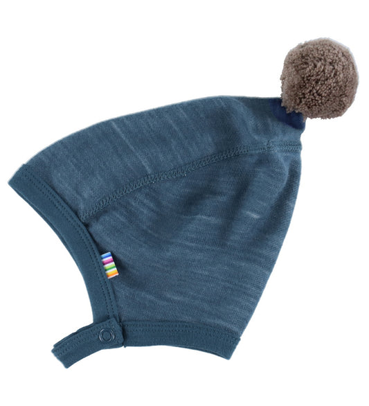 Joha Babymuts - Wol/Bamboe - Dark Denim - Joha - 41 cm - Babymutsen