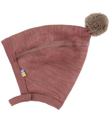 Joha Babymuts - Wol/Bamboe - Donker Rose - Joha - 41 cm - Babymutsen