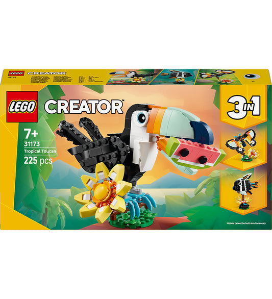 LEGO® Creator - Tropisch Toekan 31173 - 3-in-1 - 225 Onderdelen - LEGO® - OneSize - Blokken
