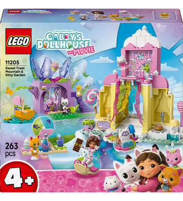 LEGO® Gabby's Dollhouse - Gane-Guf-Bjergem en Kattehaven 11205 - - LEGO® - OneSize - Blokken