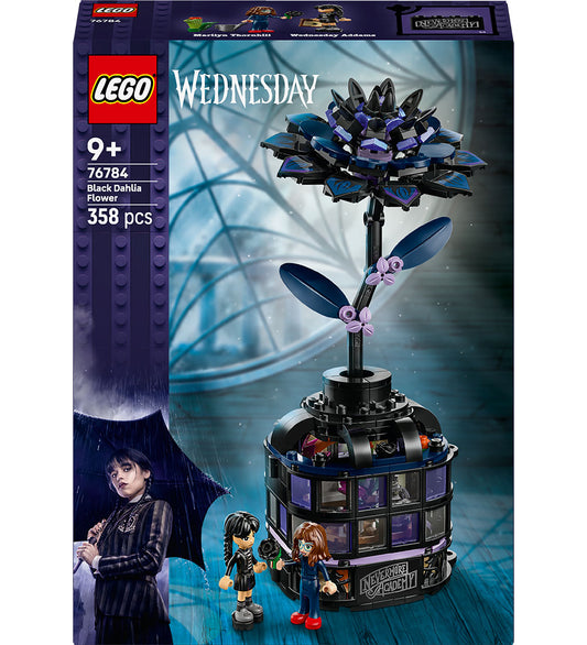 LEGO® Wednesday - Zwart Dahlia Bloem 76784 - 358 Onderdelen - LEGO® - OneSize - Blokken
