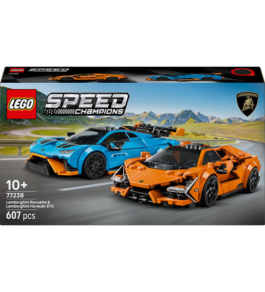 LEGO® Speed Champions - Lamborghini Revuelto en Huracán STO 7723 - LEGO® - OneSize - Blokken