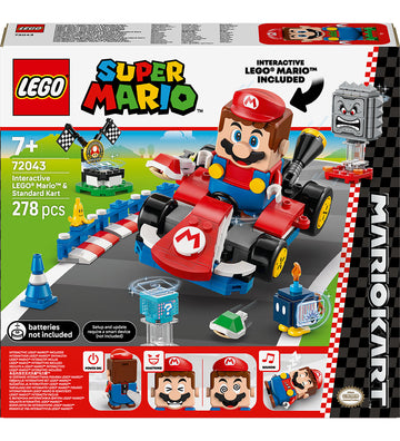 LEGO® Super Mario - Mario Interactieve kaart Mario 72043 - 278 O - LEGO® - OneSize - Blokken