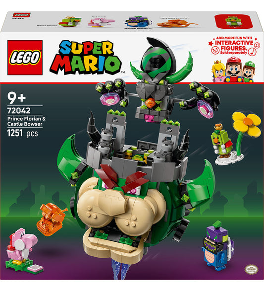 LEGO® Super Mario - Prins Florian en Kasteel Bowser 72042 - 1251 - LEGO® - OneSize - Blokken