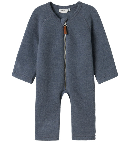 Name It Wagenspak - Wol - NbmWmino - Folkstone Grijs - Name It - 1 jaar (80) - Wagenspakken