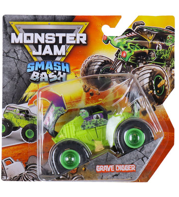 Monster Jam Truck - 1:64 - Smash & Bash - Grafdelver - Monster Jam - OneSize - Auto´s