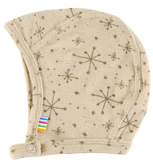 Joha Babymuts - 1-lag - Wol - Beige m. Sterren - Joha - 45 cm - Babymutsen