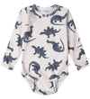 That's Mine Romper l/s - Ellis - Mono Dino - Thats Mine - 68 - Rompers Lange Mouw