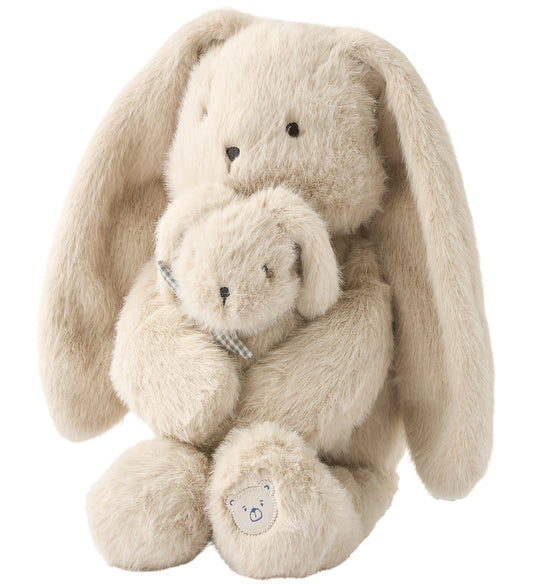 Liewood Knuffel - Berto Mama & Ik Rabbit - Mist - Liewood - OneSize - Knuffels