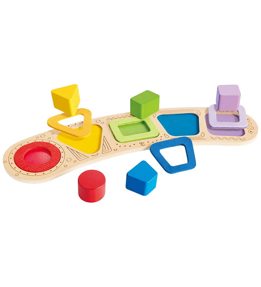 Hape Activiteitenspeelgoed - Peutervormenpuzzel - Hape - OneSize - Activiteitenspeelgoed