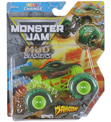Monster Jam Truck - 1:64 - Kleurverandering - Draak - Monster Jam - OneSize - Auto´s
