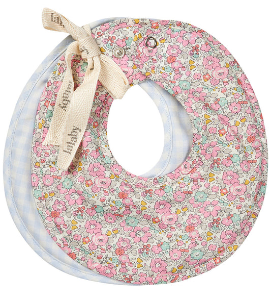 Lalaby Kwijlslabbetje - 2-pack - Roze Betsy - Lalaby - OneSize - Kwijlsjaaltjes