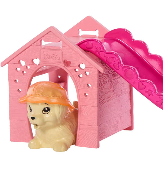 Barbie Poppenset - 30 cm - Puppy Pool Party Aloha Blond - Barbie - OneSize - Poppen
