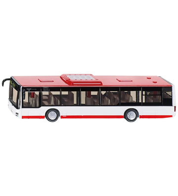 Siku Bus - MAN Leeuwen City Stadtbus - 1:50 - Rood/Wit/Zwart - Siku - OneSize - Auto´s