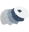Pippi Babyslabbetje - Puntig - 5-pack - Dark Blue - Pippi Baby - OneSize - Kwijlsjaaltjes