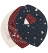 Pippi Babyslabbetje - Puntig - 3-pack - Nieuw Maroon - Pippi Baby - OneSize - Kwijlsjaaltjes