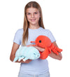 Hug A Lumps Knuffel m. Gewicht - Small - Kreeft - Lenny - Hug A Lumps - OneSize - Knuffels