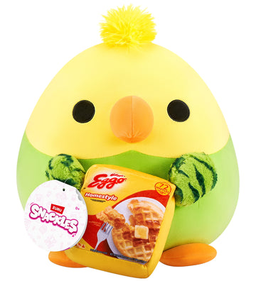 Snackles Knuffel - 20 cm - Papegaai Bliss m. Eggo Wafels - SNACKLES - OneSize - Knuffels