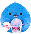 Snackles Knuffel - 20 cm - Papegaaivis Olivia m. Baskin Robbins - SNACKLES - OneSize - Knuffels