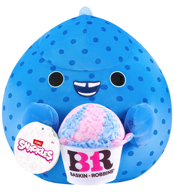 Snackles Knuffel - 20 cm - Papegaaivis Olivia m. Baskin Robbins - SNACKLES - OneSize - Knuffels