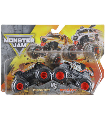 Monster Jam Truck - 1:64 - 2-pack - Monster Murt vs Monster Mutt - Monster Jam - OneSize - Auto´s