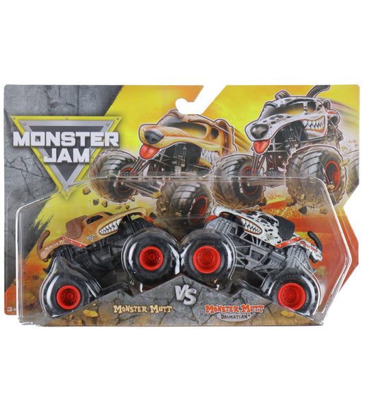 Monster Jam Truck - 1:64 - 2-pack - Monster Murt vs Monster Mutt - Monster Jam - OneSize - Auto´s