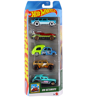 Hot Wheels Auto's - 5-pack - HW-uitjes - Hot Wheels - OneSize - Auto´s