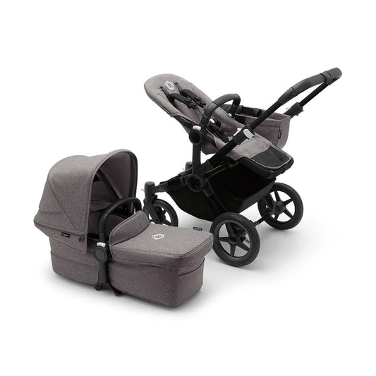 Bugaboo Donkey5 Mono Kinderwagen – Black/Grey Melange