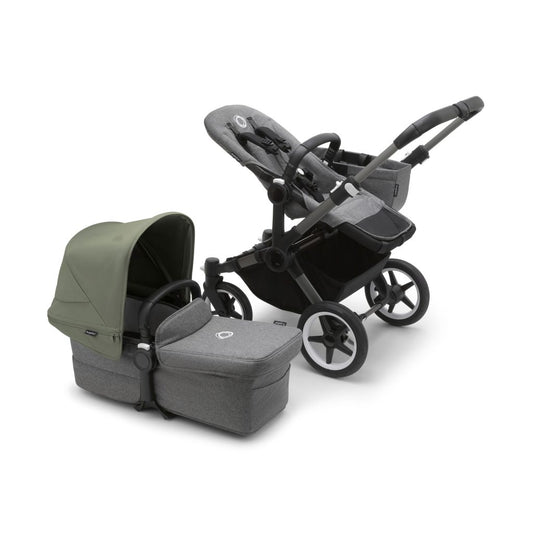 Bugaboo Donkey5 Mono Kinderwagen – Graphite/Grey Melange