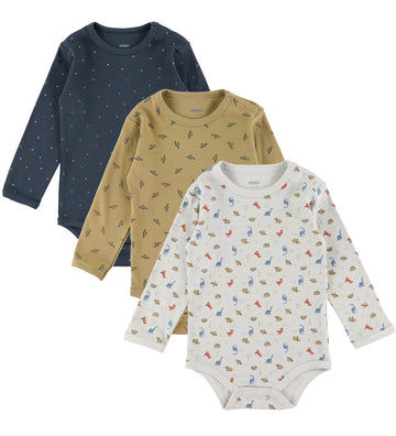 Pippi Romper - 1 st. - Assorti - l/s - Jongen - Pippi Baby - 1½ jaar (86) - Rompers Lange Mouw