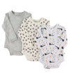 Pippi Baby Romper - 1 st. - Assorti - l/s - Unisex m. Patroon - Pippi Baby - 56 - Rompers Lange Mouw