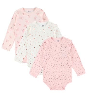 Pippi Romper - 1 st. - Assorti - l/s - Patroon - Pippi Baby - 50 - Rompers Lange Mouw