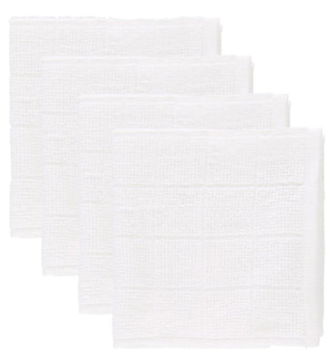 Pippi Washanden - 4-pack - Wit - Pippi Baby - OneSize - Washandjes