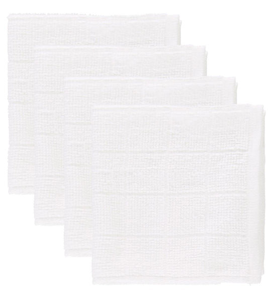 Pippi Washanden - 4-pack - Wit - Pippi Baby - OneSize - Washandjes