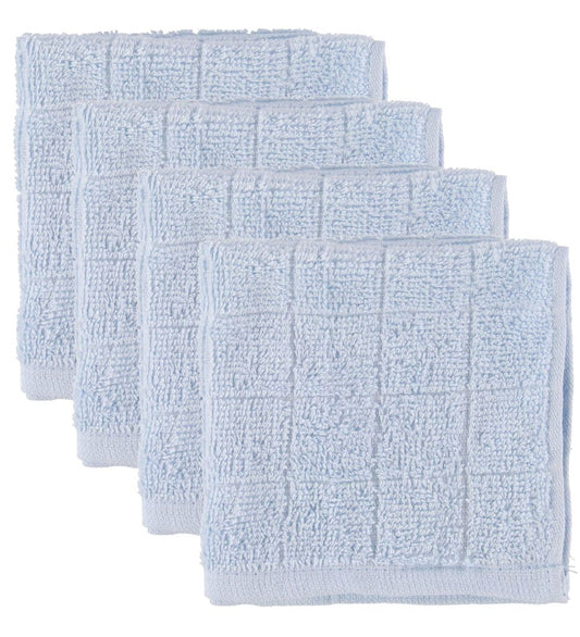 Pippi Washandje - 4-pack - Lichtblauw - Pippi Baby - OneSize - Washandjes