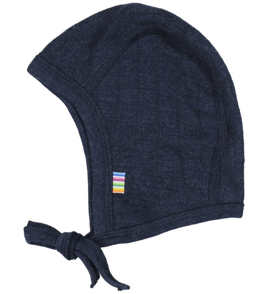 Joha Babymuts - Wol/Zijde - Navy - Joha - 37 cm - Babymutsen