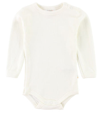 Joha Romper - Wol/Katoen - l/s - Crème - Joha - 70 - Rompers Lange Mouw