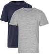 Minymo T-Shirt - 2-pack - Navy/Grijs - Minymo - 3 jaar (98) - T-Shirts