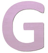 Sebra Houten Letters - G - Pastel Meisje - Sebra - OneSize - Houten Letter