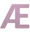 Sebra Houten Letters - Æ - Pastel Meisje - Sebra - OneSize - Houten Letter