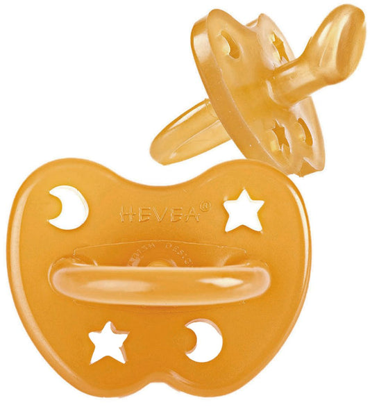 Hevea Anatomischische Fopspeen - Ster/Maan - Hevea - 3-36 mnd - Fopspenen
