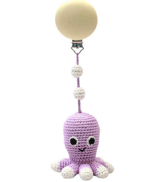 NatureZoo Kinderwagenspanner - Mvr. Inktvis - Lavendel - NatureZoo - OneSize - Wagenspanner