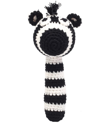 NatureZoo Rammelaar - Hr. Zebra - Zwart/Wit - NatureZoo - OneSize - Ramelaren