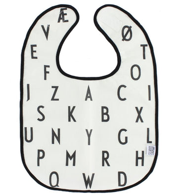 Design Letters Slabbetjes - Wit - Design Letters - OneSize - Slabbetjes