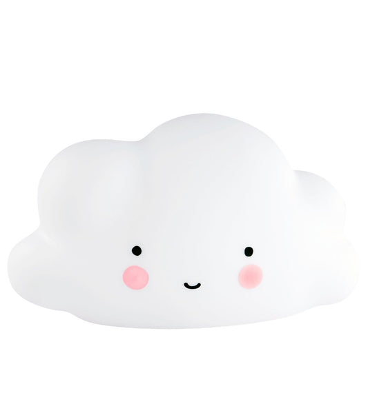 A Little Lovely Company Mini Lamp - 16x9 - Wolk - A Little Lovely Company - OneSize - Nachtlampen