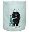 Bloomingville Opbergtas - 35 cm - Mint m. Surfer Monster - Bloomingville - OneSize - Opbergen