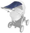 Reer Zonnenscherm - Navy - Reer - OneSize - Zonnenscherm voor kinderwagens